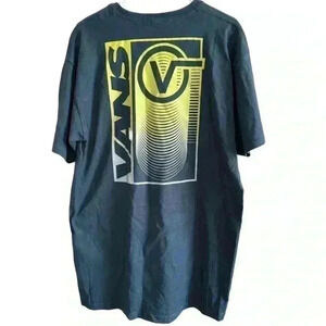 VANS Off the Wall Blue Shirt, Men’s Large, NWT, large back graphic, skatercore